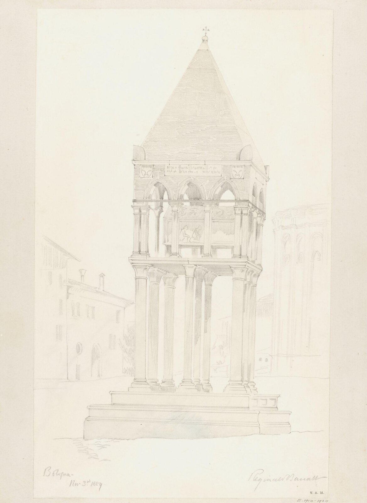 Drawing, Reginald Barratt, November 3rd 1884