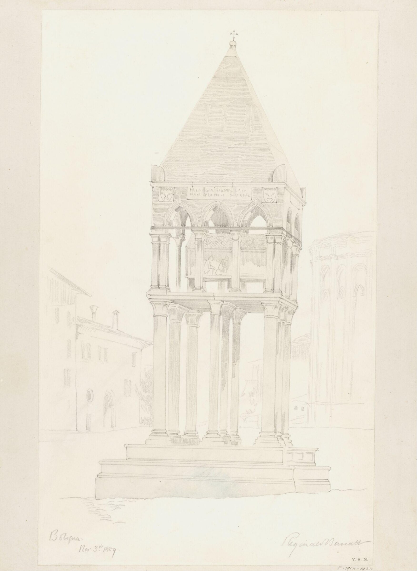 Drawing, Reginald Barratt, November 3rd 1884