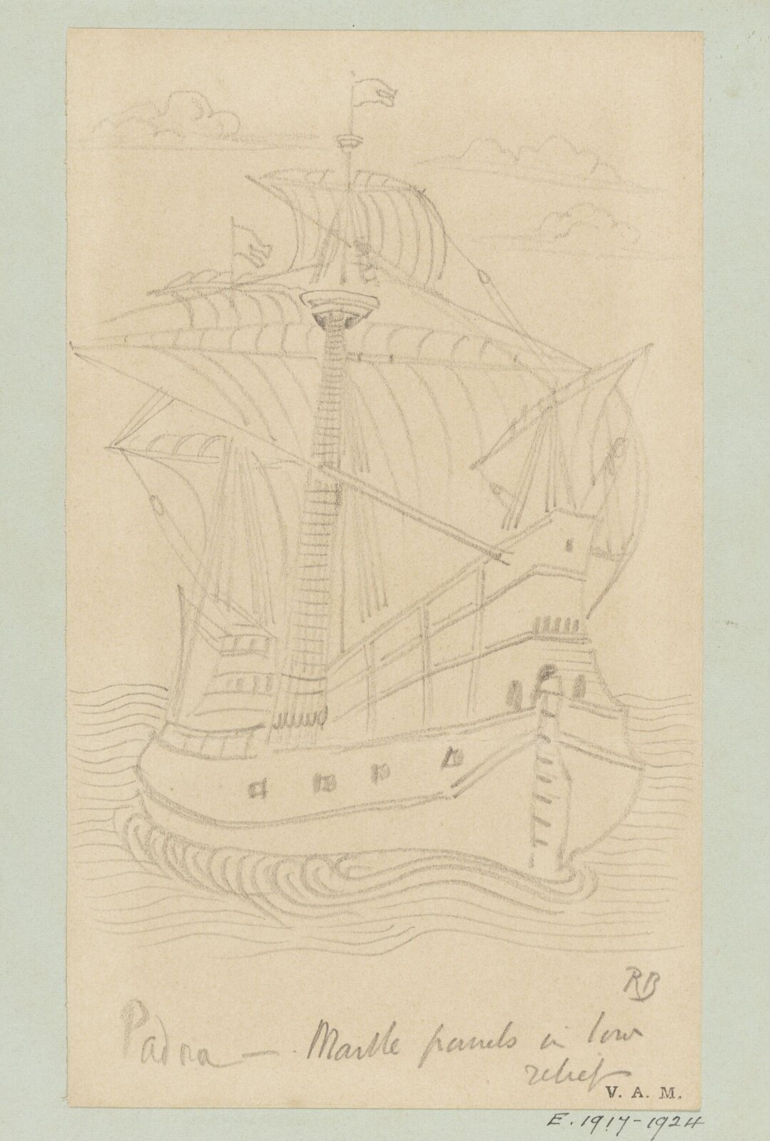 Drawing, Reginald Barratt, 1883-1885