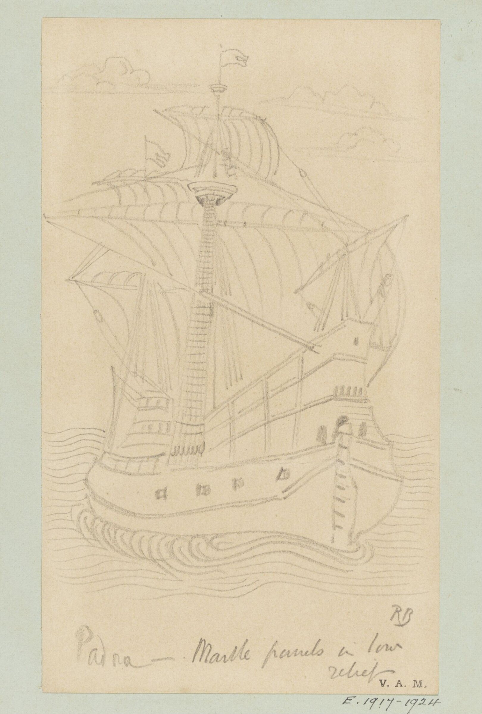 Drawing, Reginald Barratt, 1883-1885