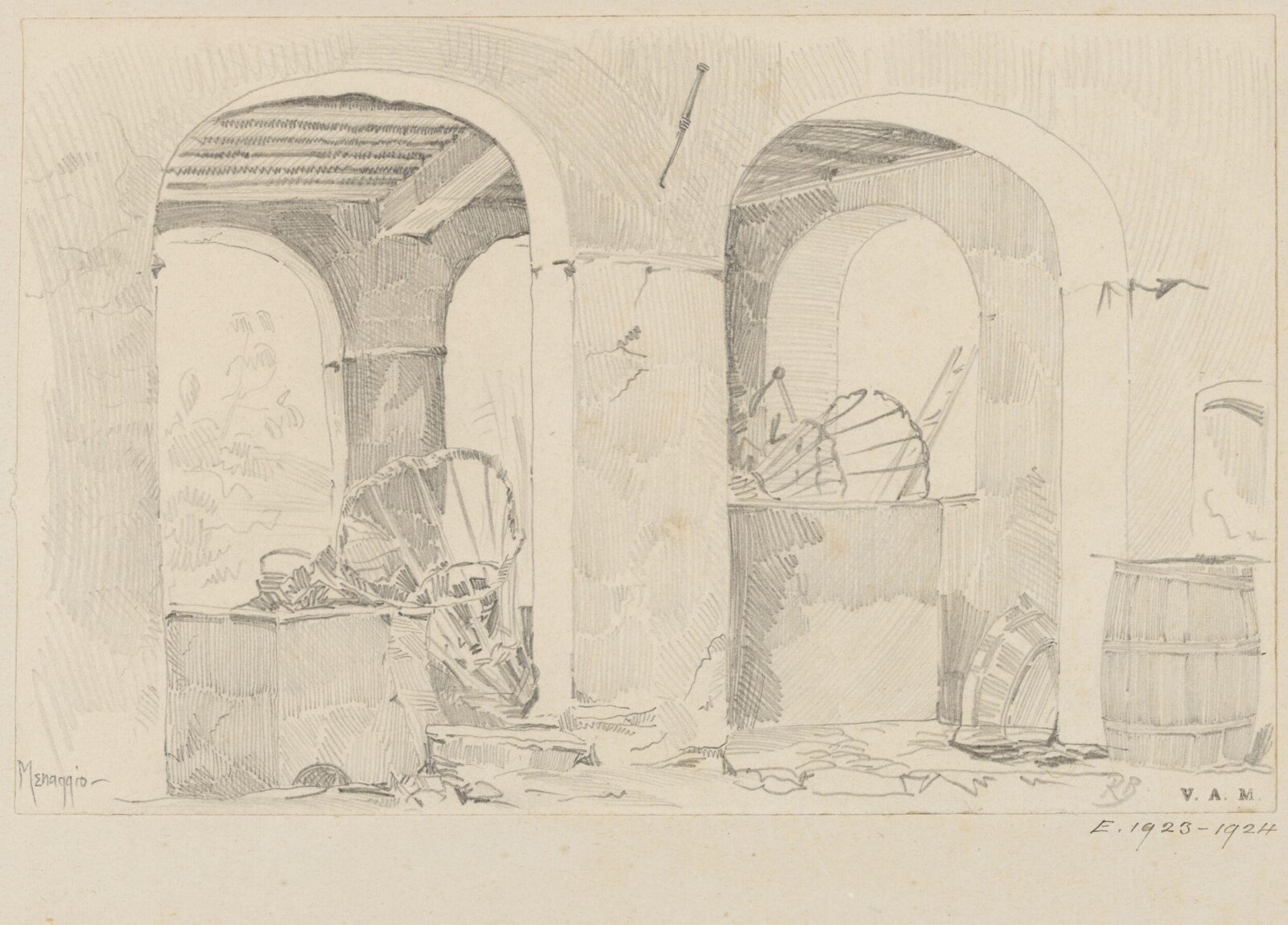 Drawing, Reginald Barratt, 1883-1885