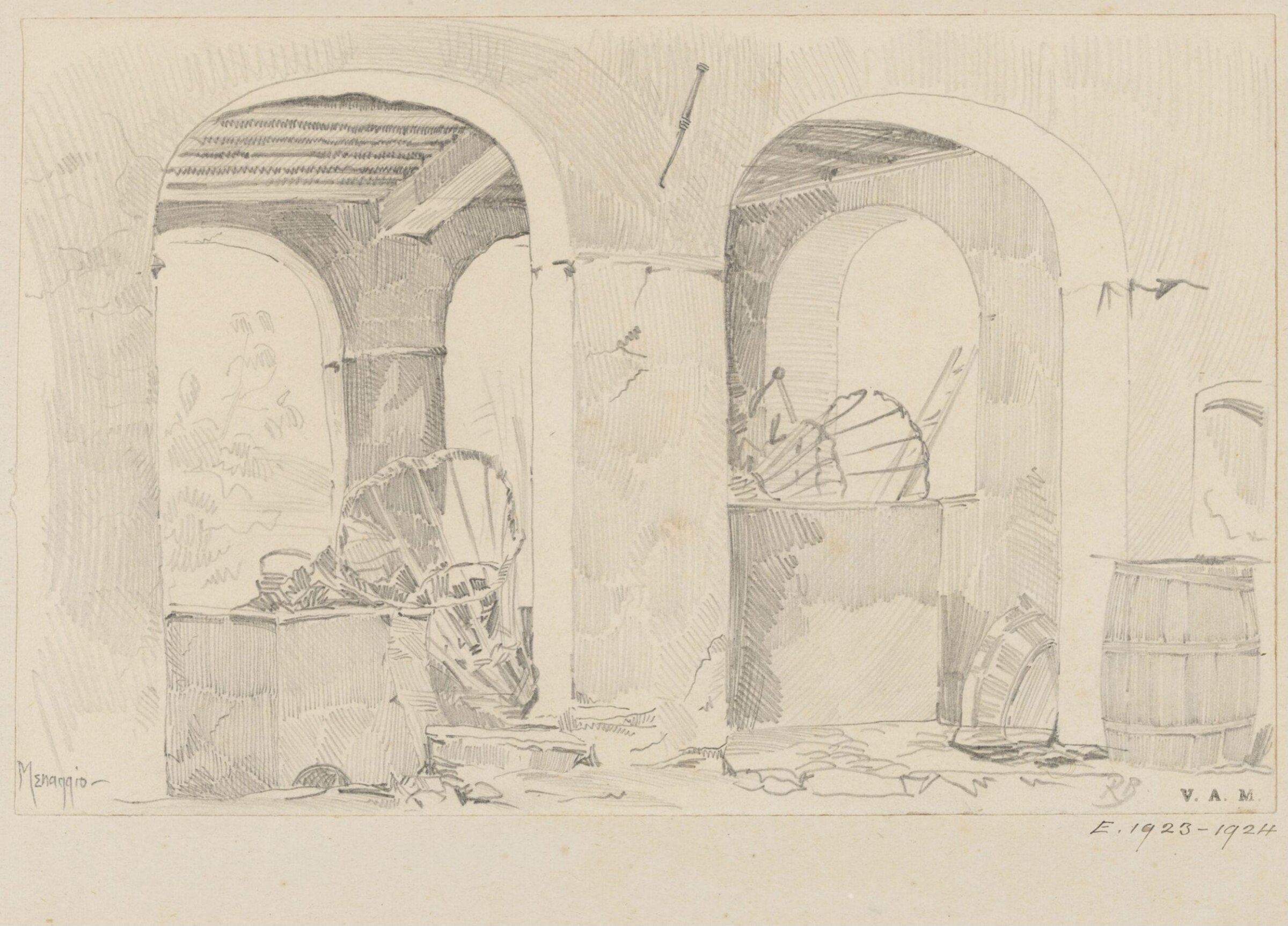 Drawing, Reginald Barratt, 1883-1885