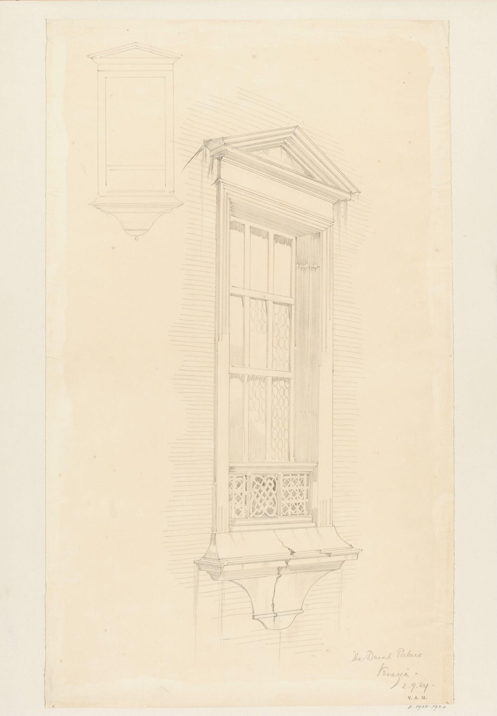 Drawing, Reginald Barratt, 2nd September 1984