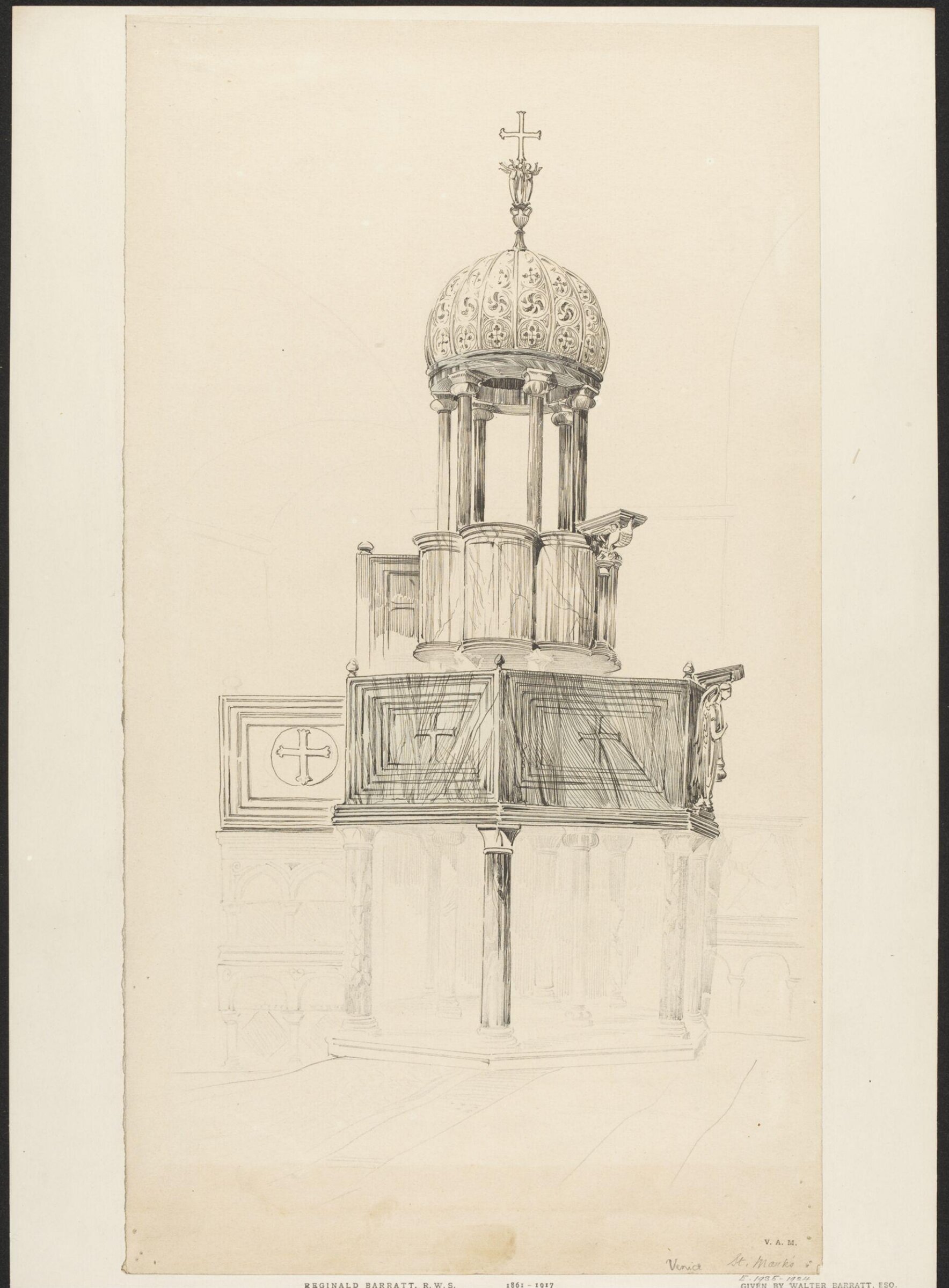 Drawing, Reginald Barratt, 1883-1885