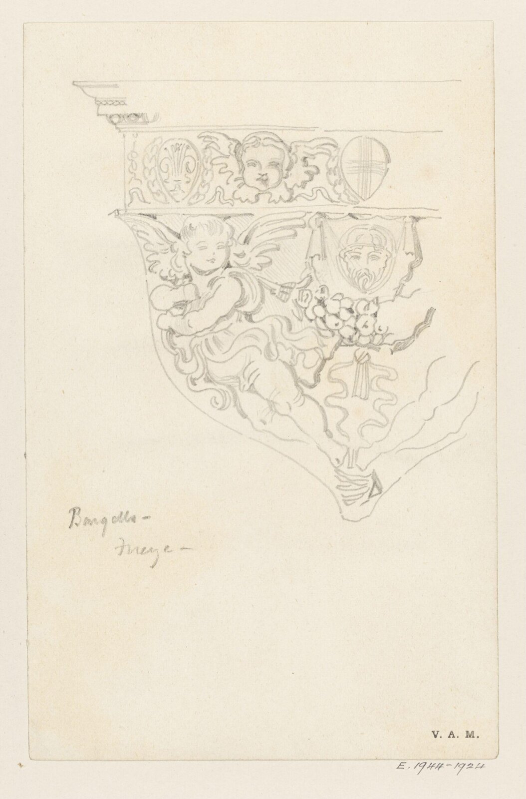 Drawing, Reginald Barratt, 1883-1885