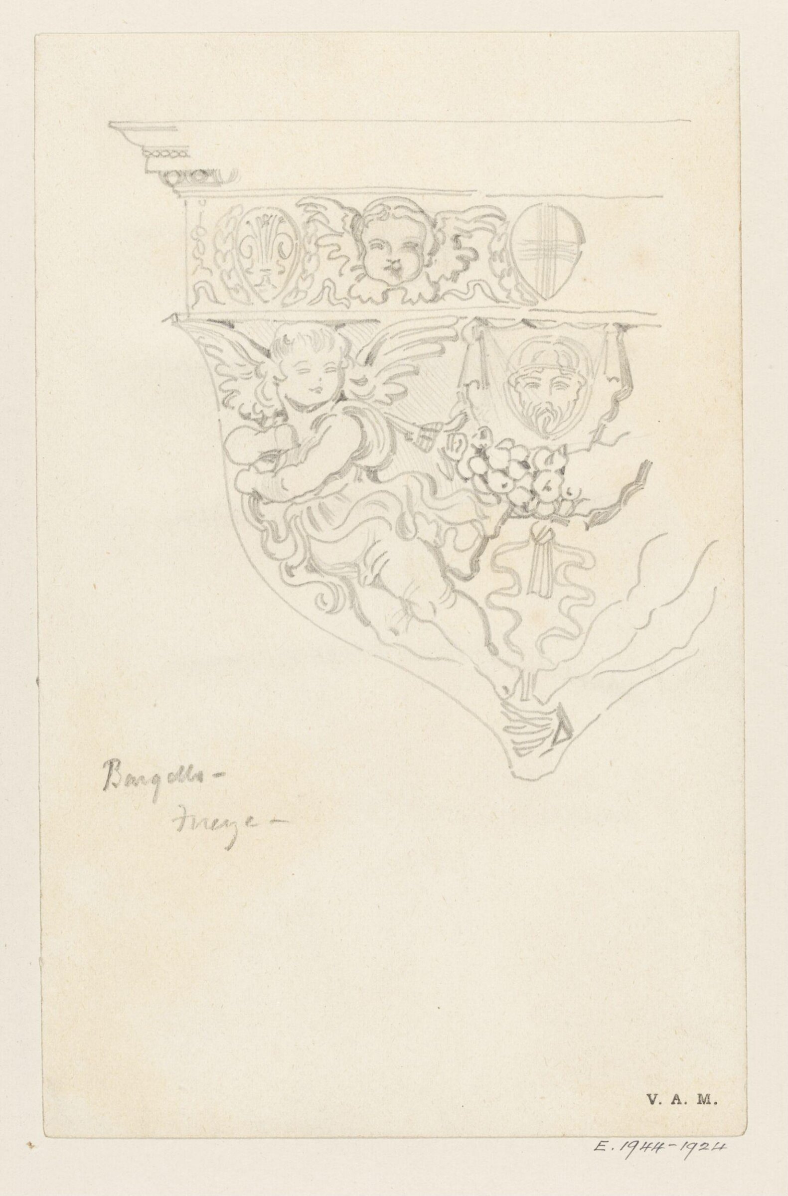 Drawing, Reginald Barratt, 1883-1885