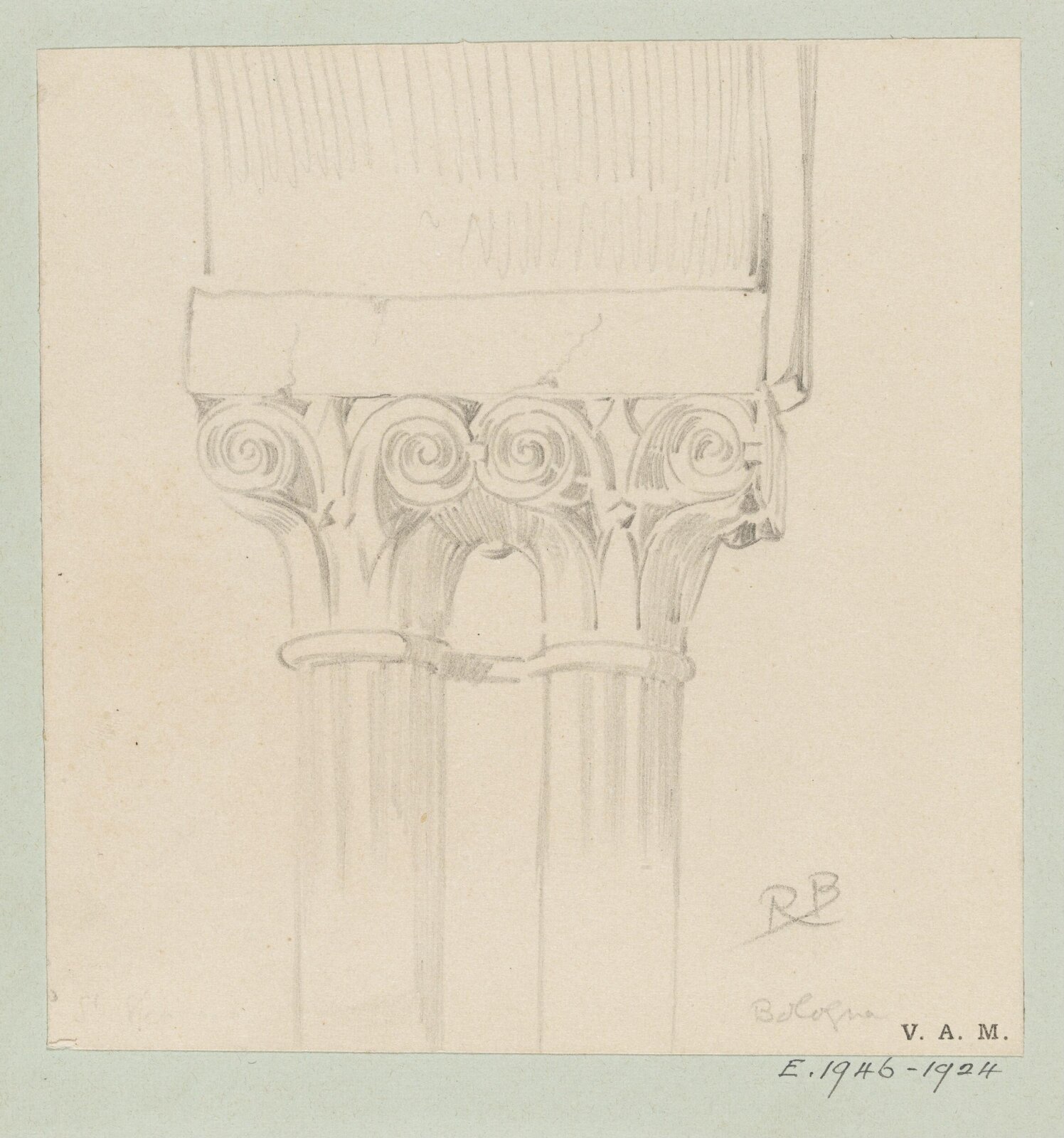 Drawing, Reginald Barratt, 1883-1885