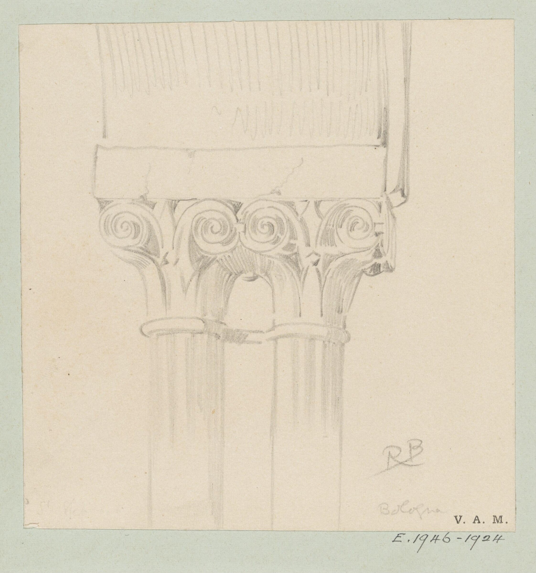 Drawing, Reginald Barratt, 1883-1885