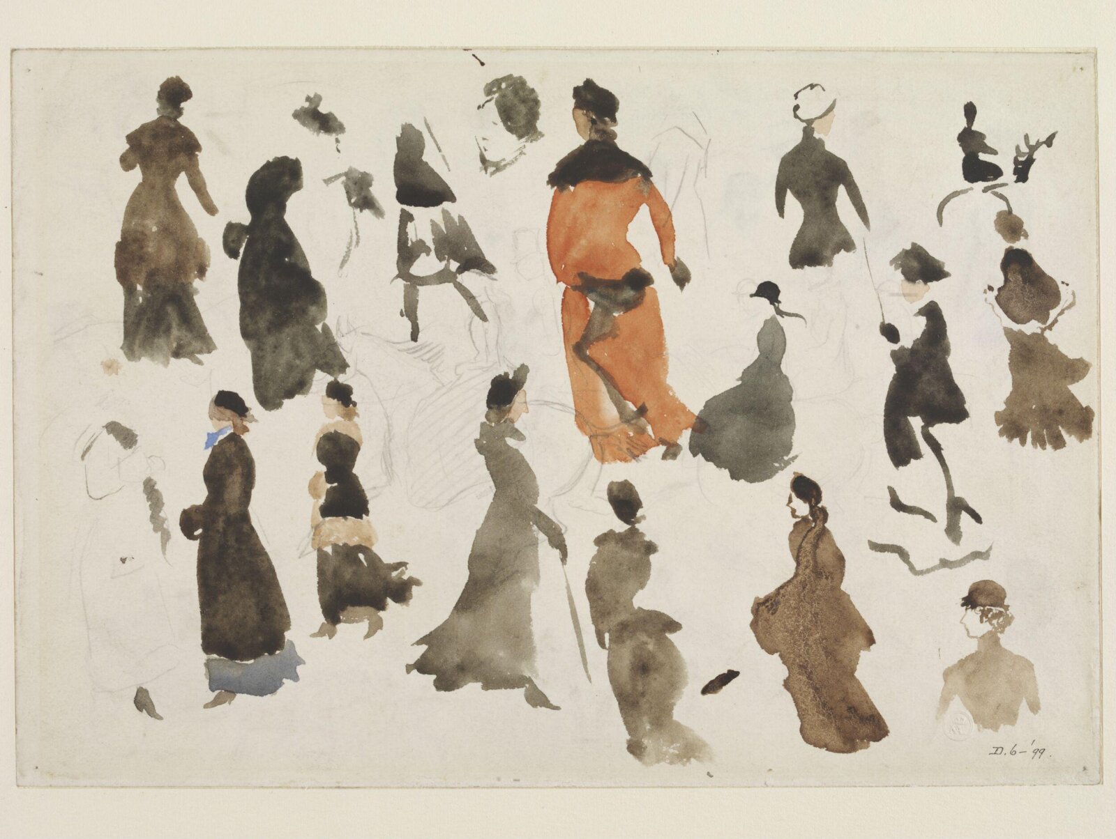 Brighton Ladies, Randolph Caldecott, 1878