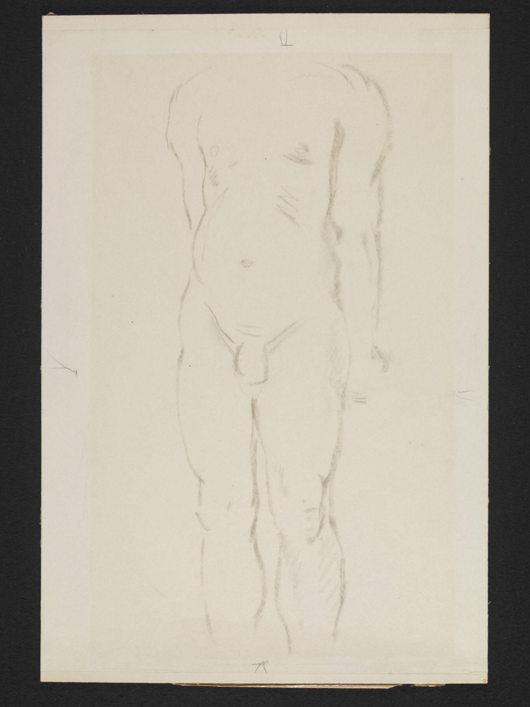 male nude, Glyn Warren Philpot, ca.1900-ca. 1937