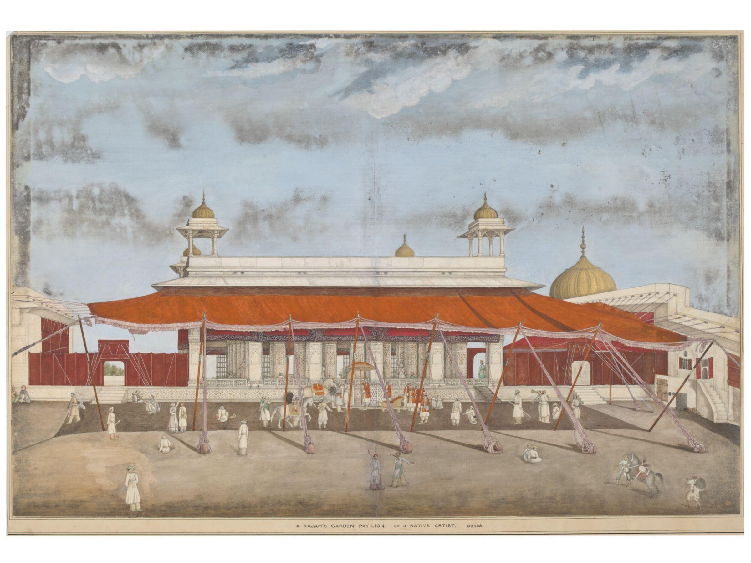 The Diwan-i Khas or Private Hall of Audience, Delhi., ca.1820