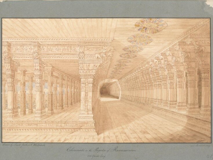 Colonnade in the Ramalingeshvara Temple, Rameshwaram top image