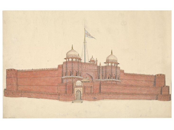 Seven drawings of Mughal architecture top image