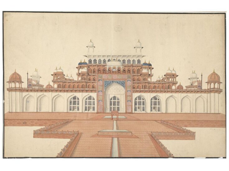 Seven drawings of Mughal architecture top image