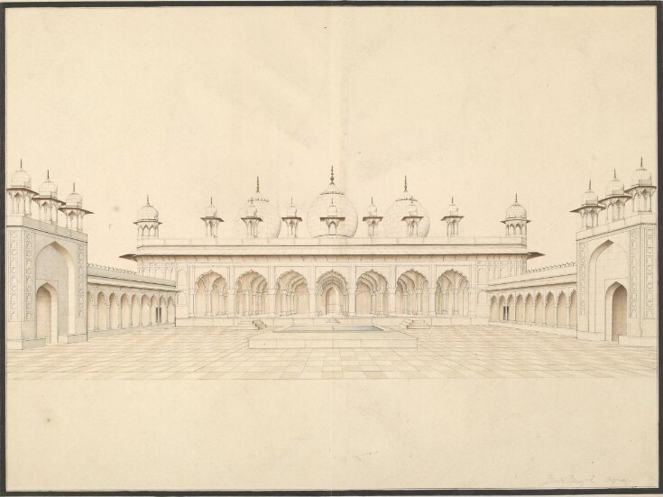 Six drawings of Mughal architecture at Agra and Delhi  Unknown  VA  Explore The Collections