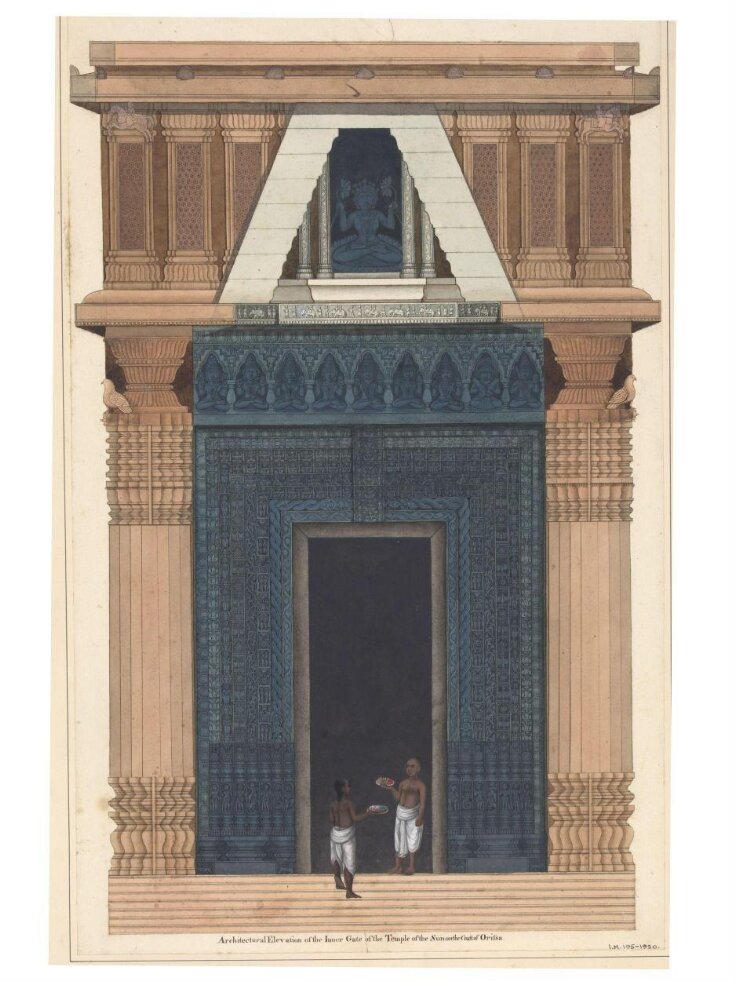 Elevation of the East Gateway of the Black Pagoda top image