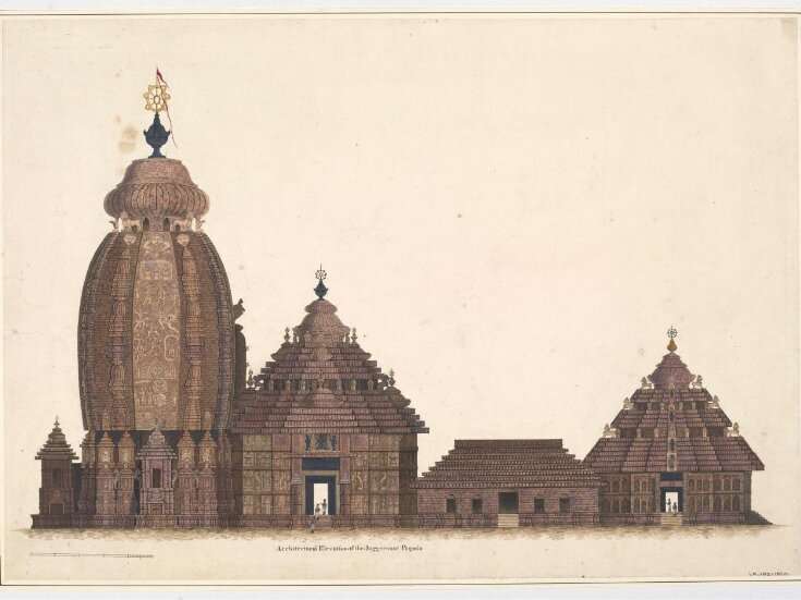 Elevation of the Jagannatha Temple top image
