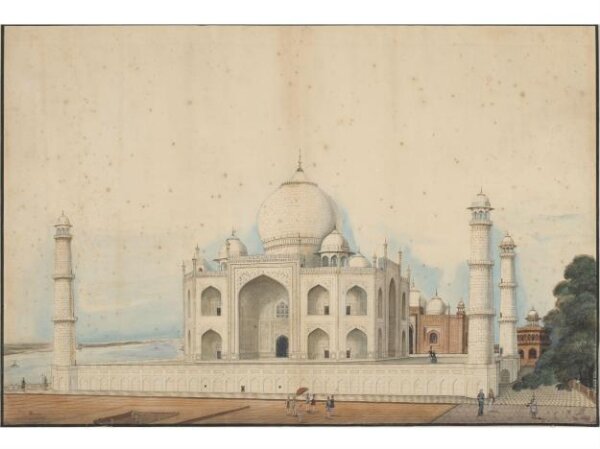 The Taj Mahal Drawing by German School - Pixels-saigonsouth.com.vn