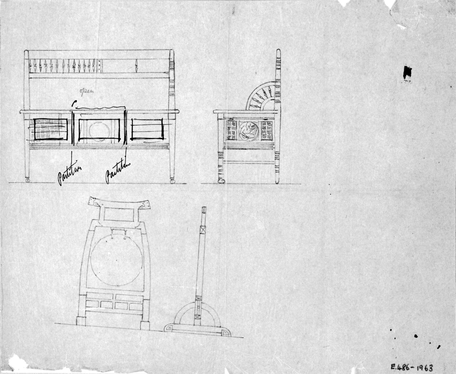 Drawing, Edward William Godwin, 1872-1883