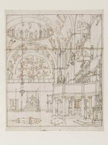 View of the interior of St. Mark's, Venice thumbnail 1