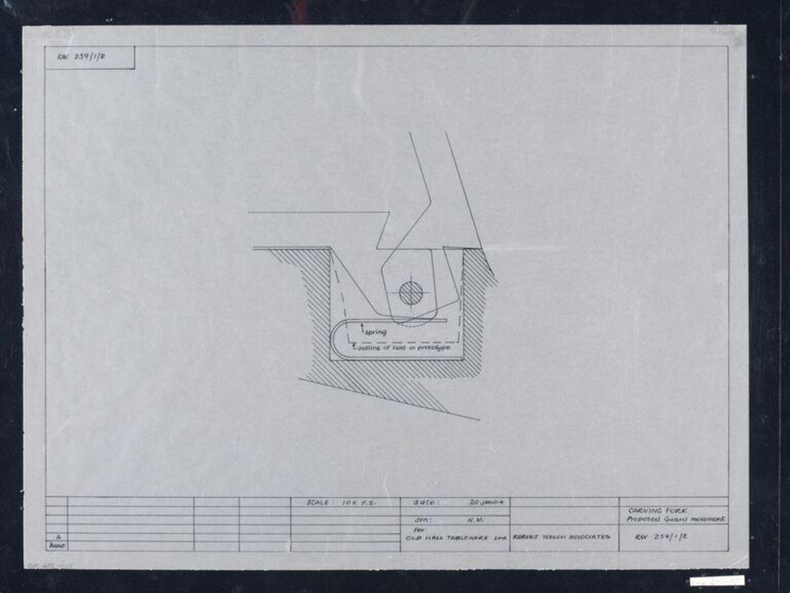 Drawing, Robert Welch, 20 January 1964