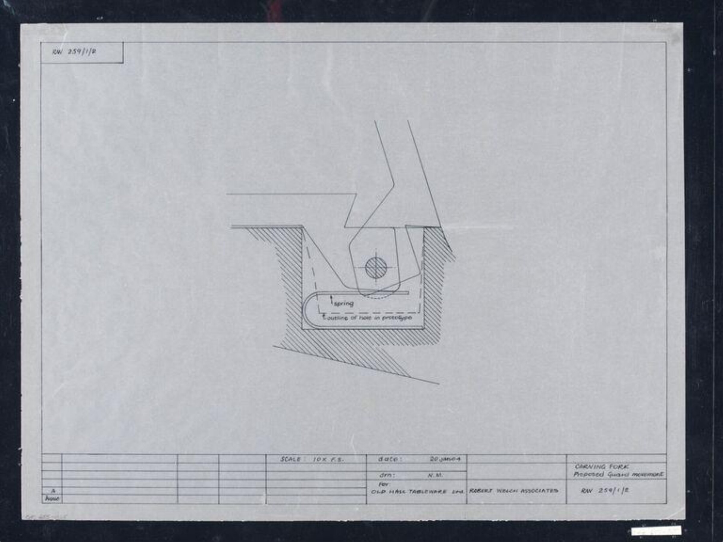 Drawing, Robert Welch, 20 January 1964