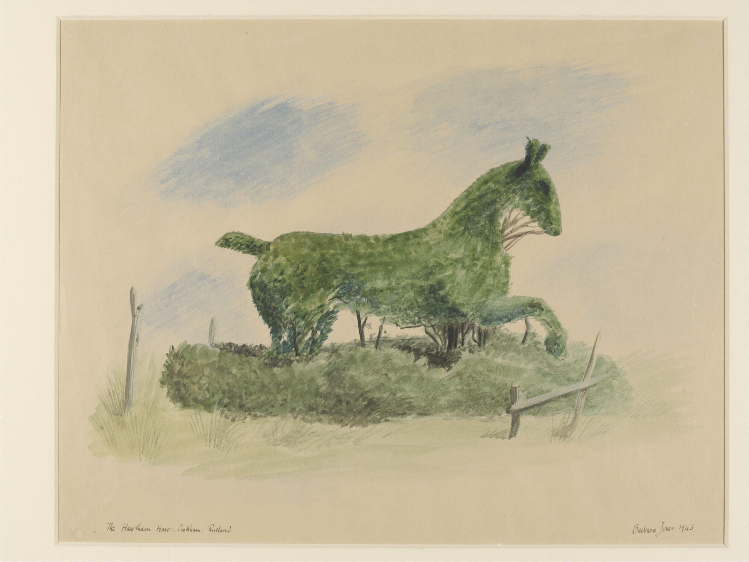 The Hawthorn Horse, Oakham, Rutlandshire, Barbara Jones, 1943