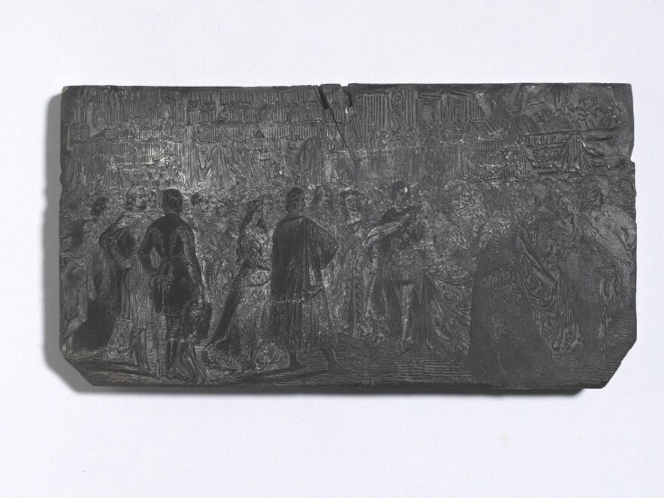 Wood block for the first number of 'The Illustrated London News' top image