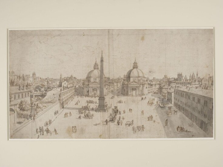 View of the Piazza del Popolo, Rome top image