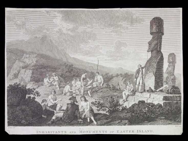 Inhabitants and Monuments of Easter Island. top image