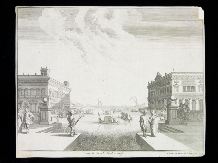 Veue du Grand canal á Venise (ca.1636) by Wilhelm Cornelis Bauer