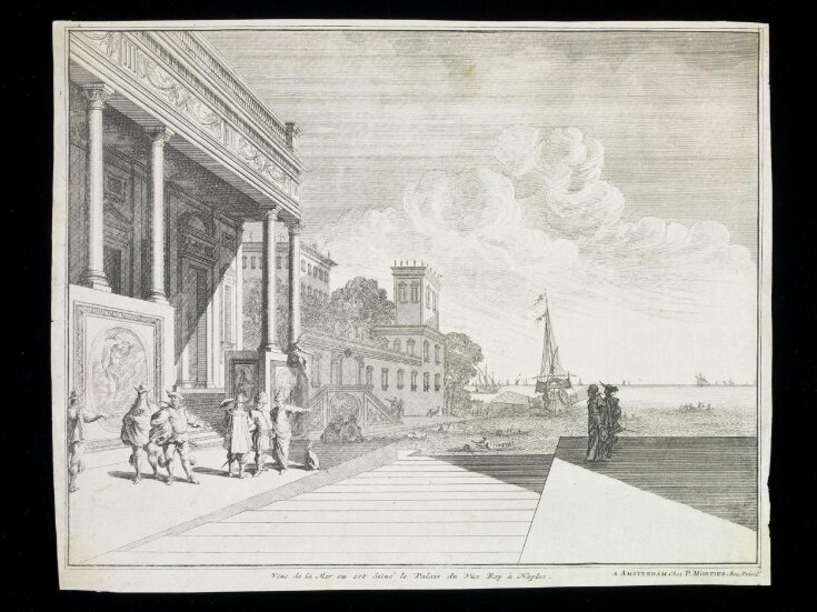 Veue de la Mer ou est Situé le Palais du Vice Roy à Naples top image
