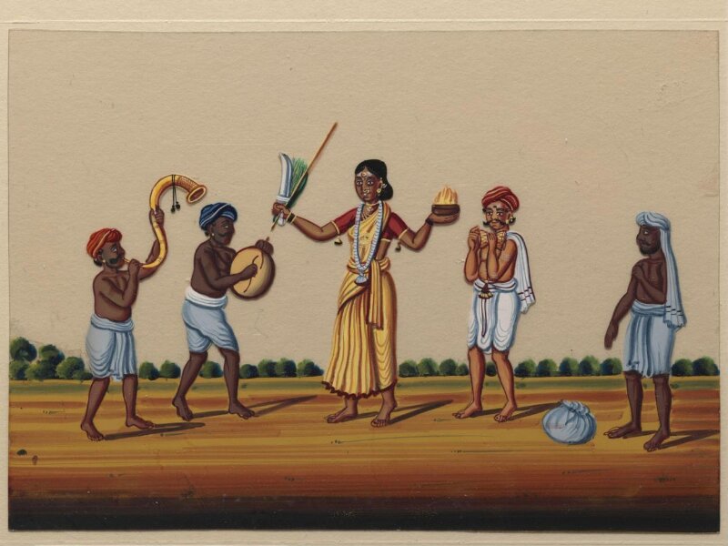 One of eleven paintings of occupations