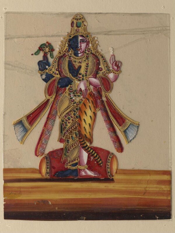 One of twelve paintings of Hindu deities.