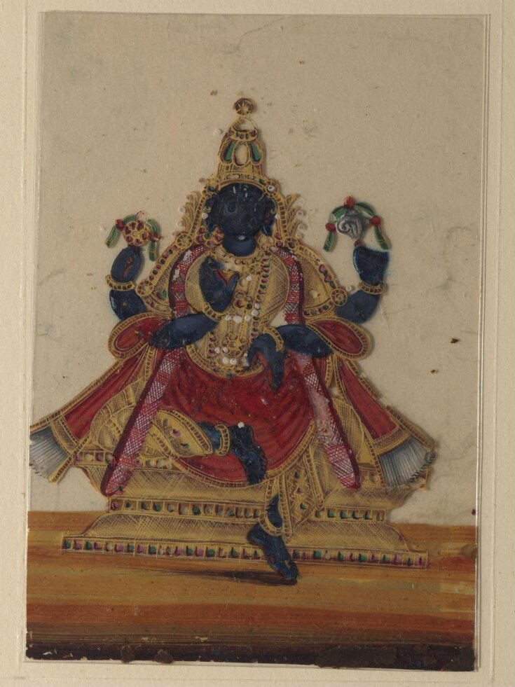 One of twelve paintings of Hindu deities. top image