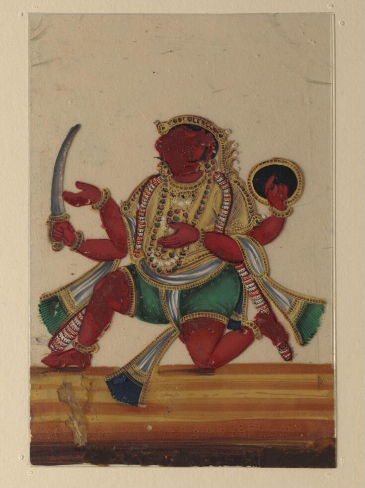 One of twelve paintings of Hindu deities. top image