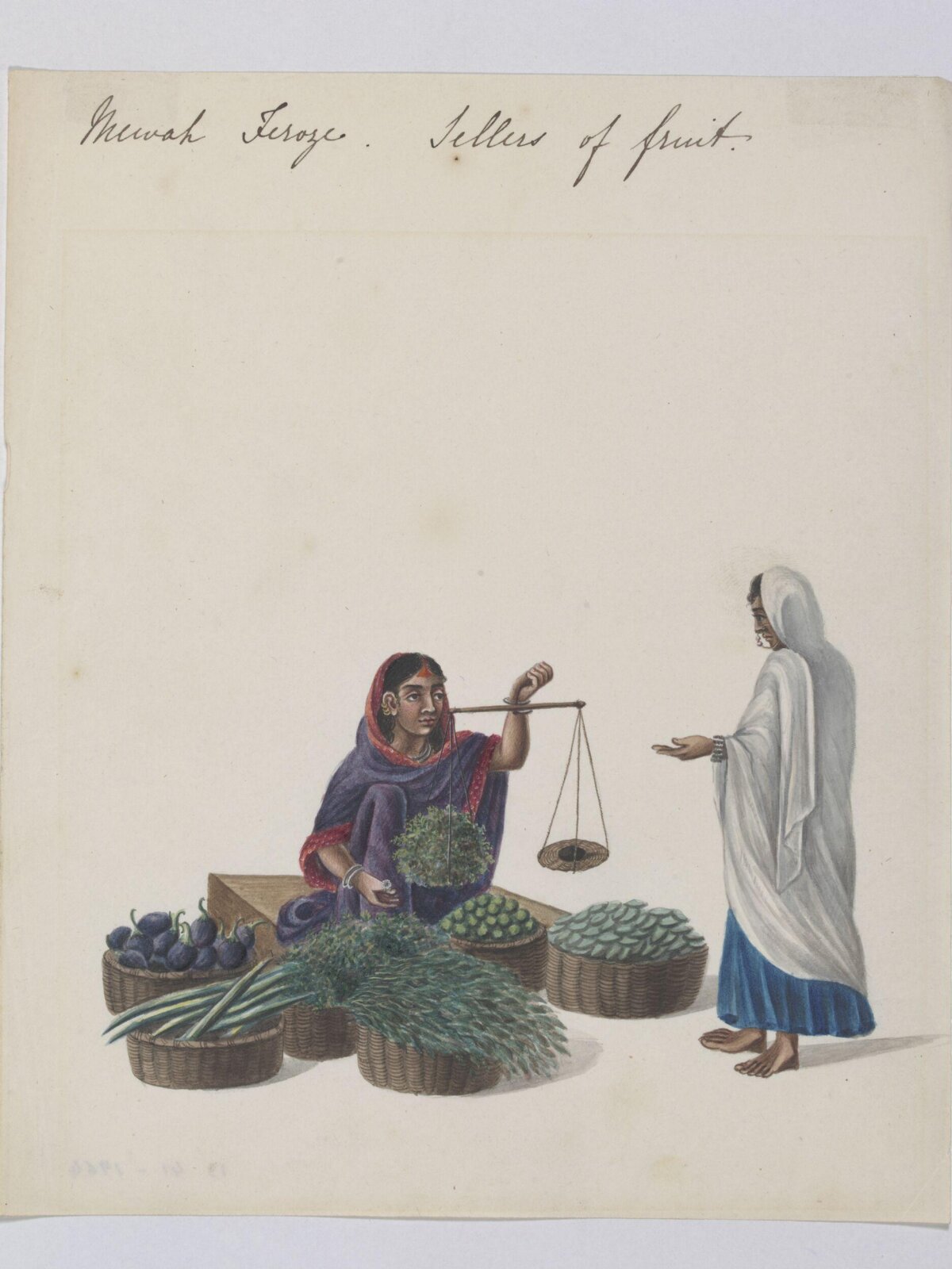 A Vegetable Seller, ca. 1826