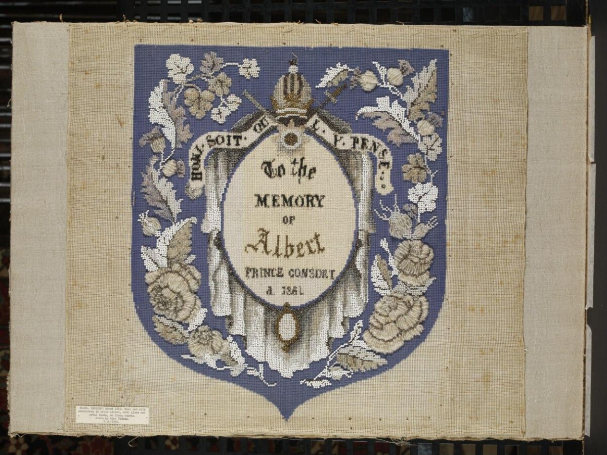 Embroidery, Unknown · ca. 1865 · England