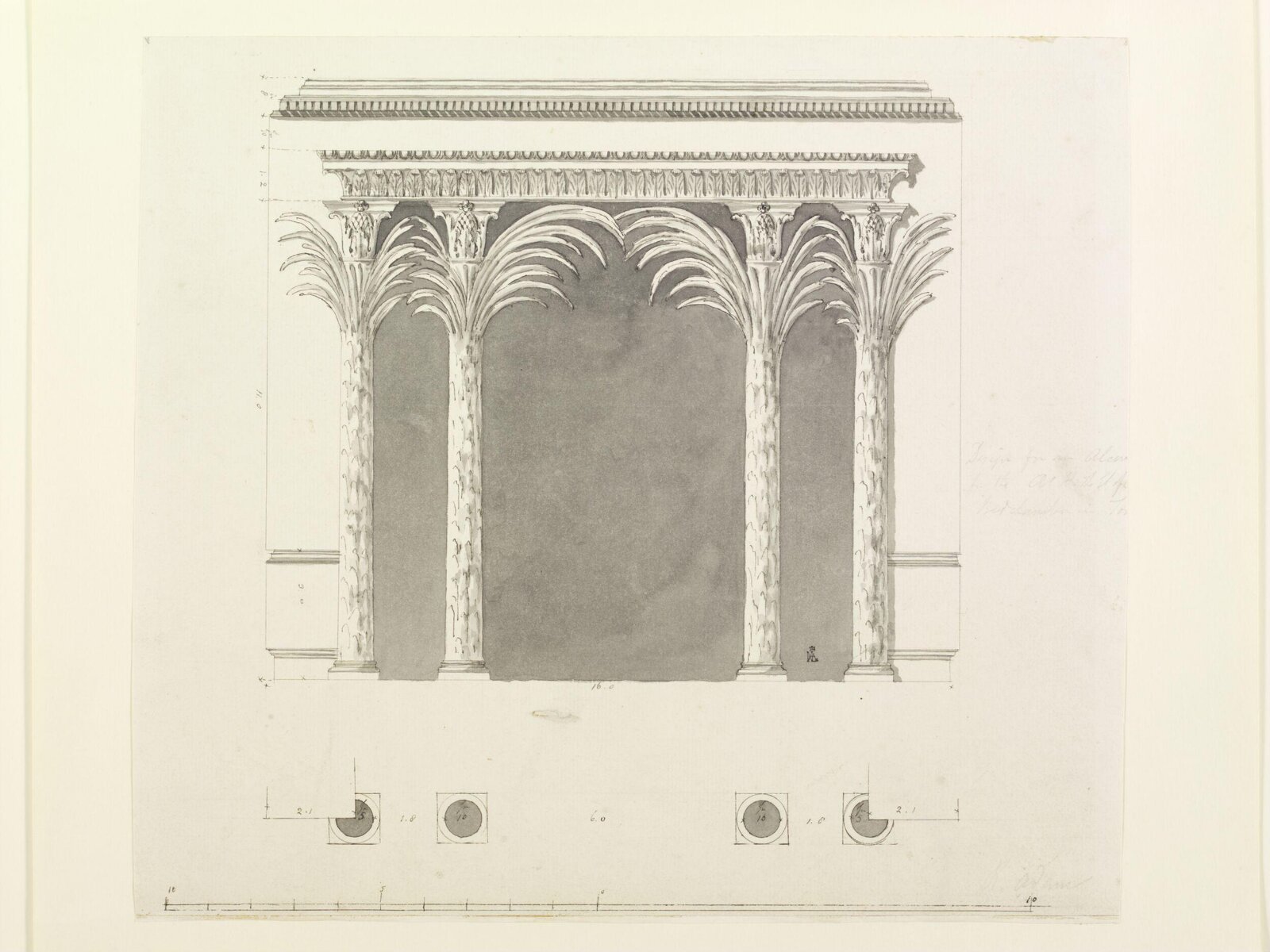 Drawing, Robert Adam, 18th century