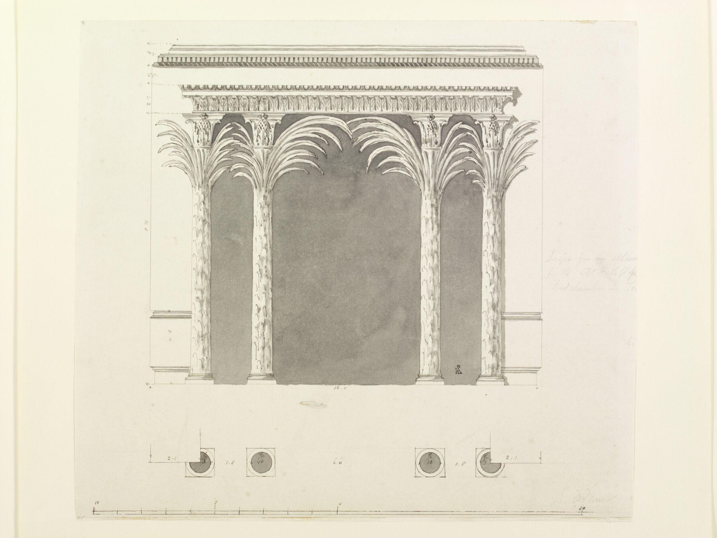 Drawing, Robert Adam, 18th century