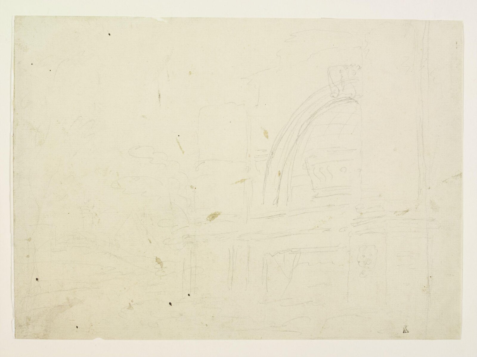 Drawing, Robert Adam, 18th century