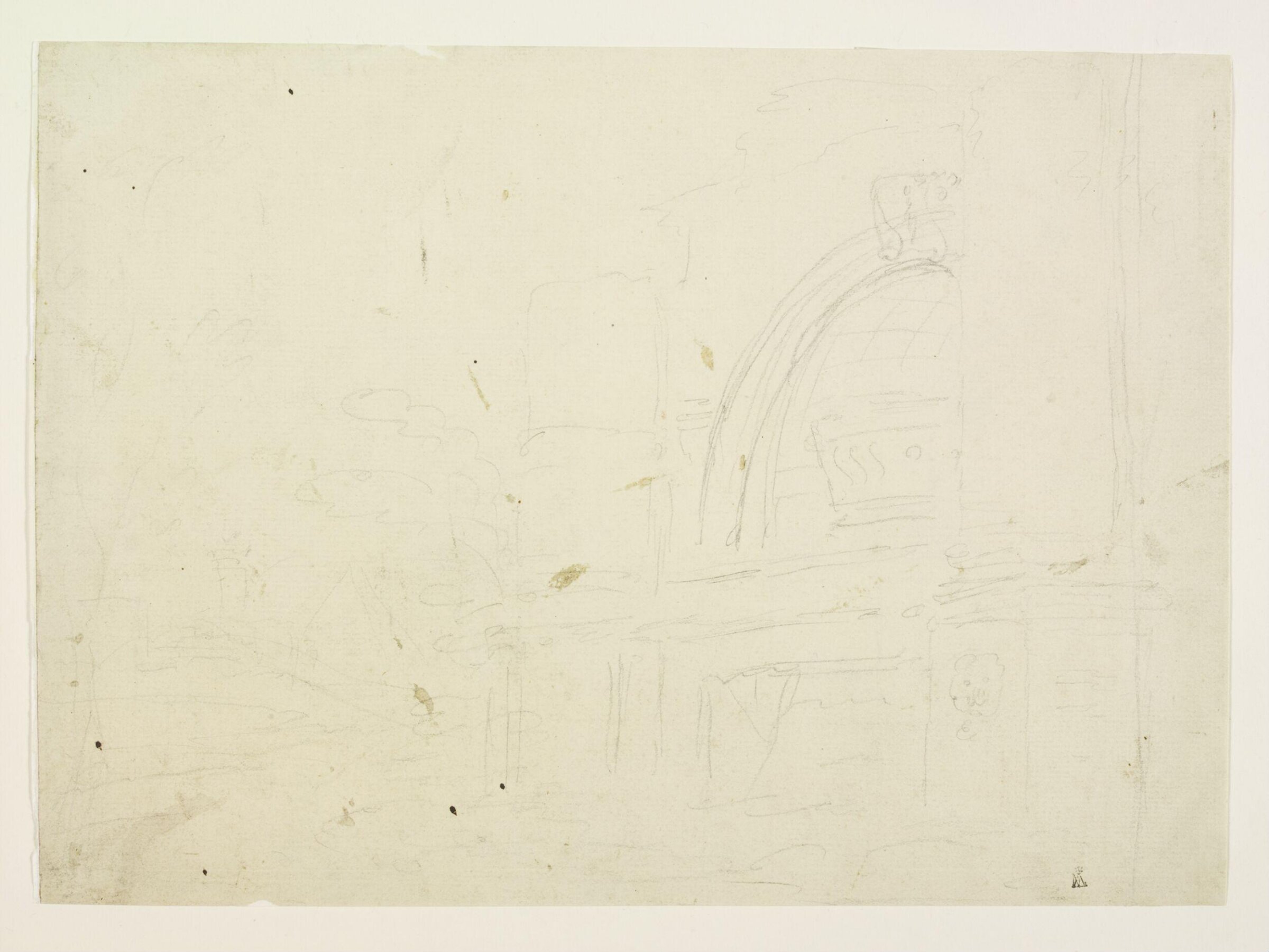 Drawing, Robert Adam, 18th century