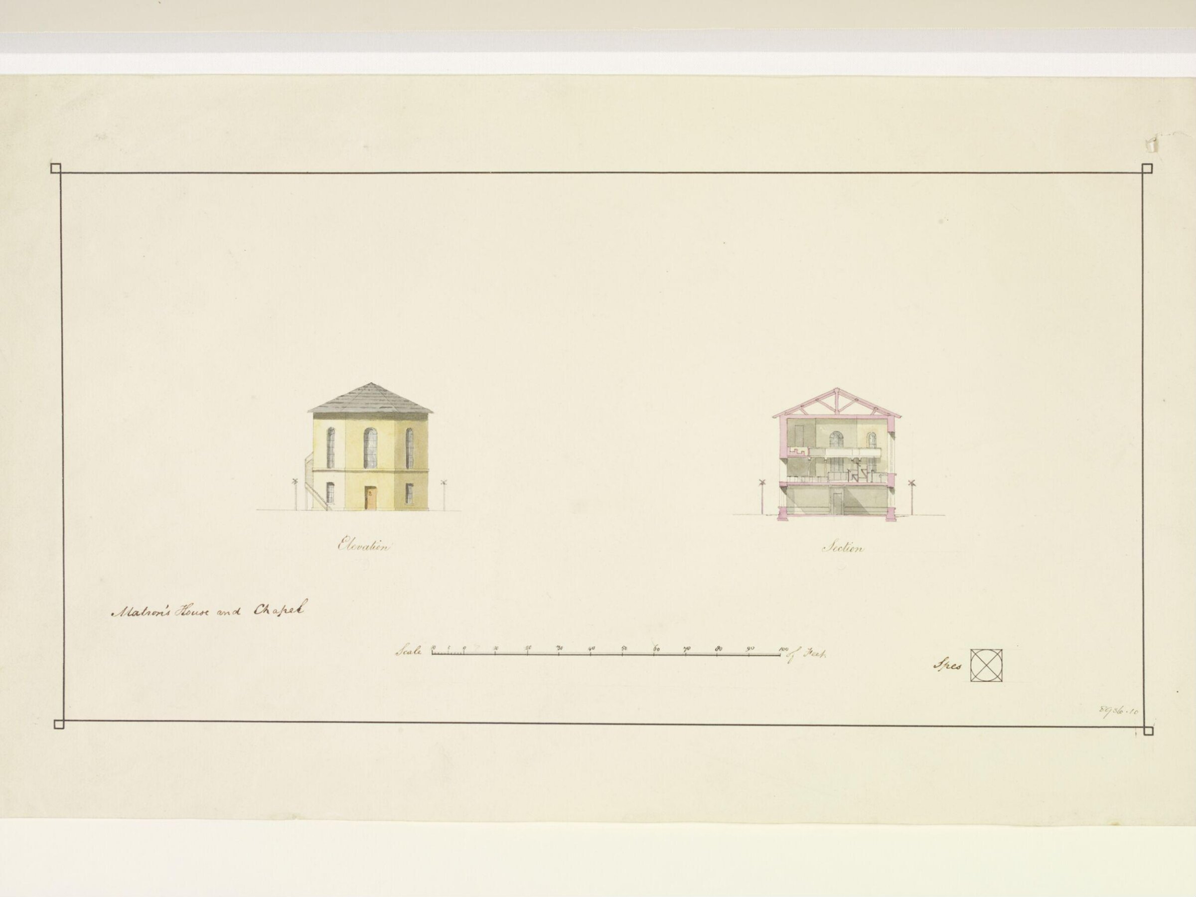 Drawing, George Townsend Andrews, early 19th century