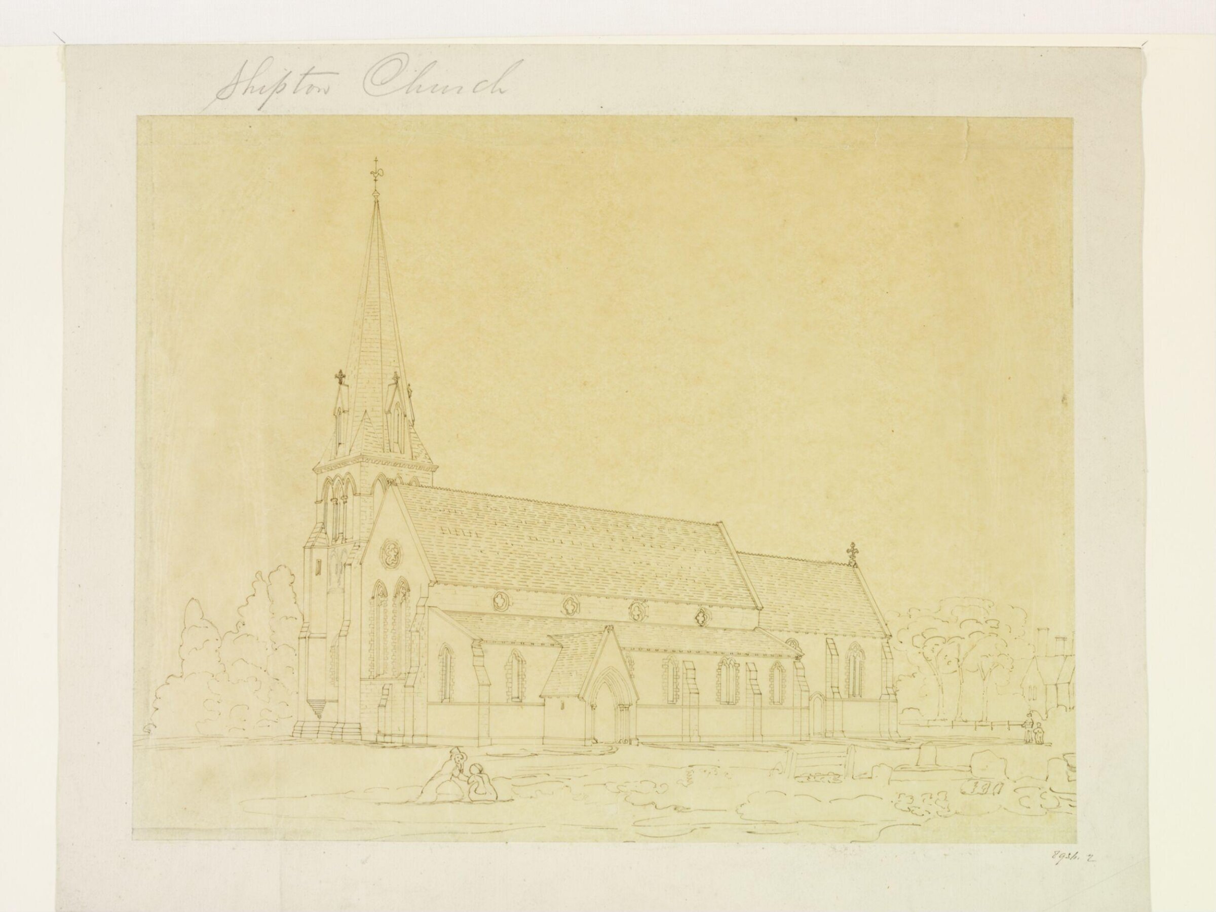 Drawing, George Townsend Andrews, early 19th century