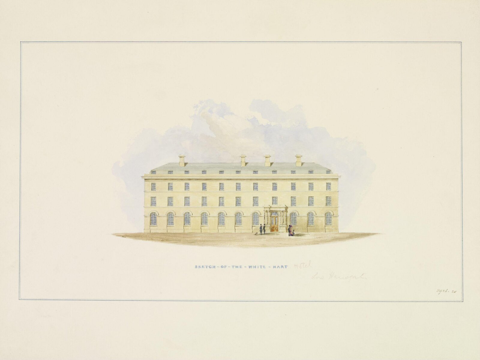 Drawing, George Townsend Andrews, early 19th century