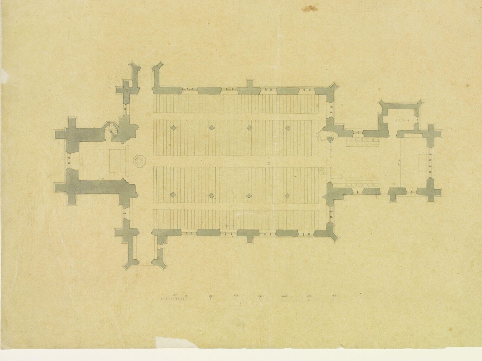 Drawing, George Townsend Andrews, early 19th century