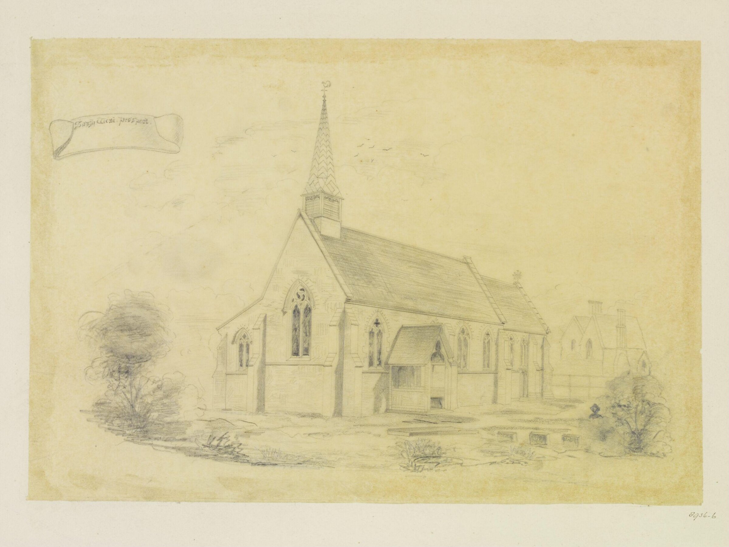 Drawing, George Townsend Andrews, early 19th century