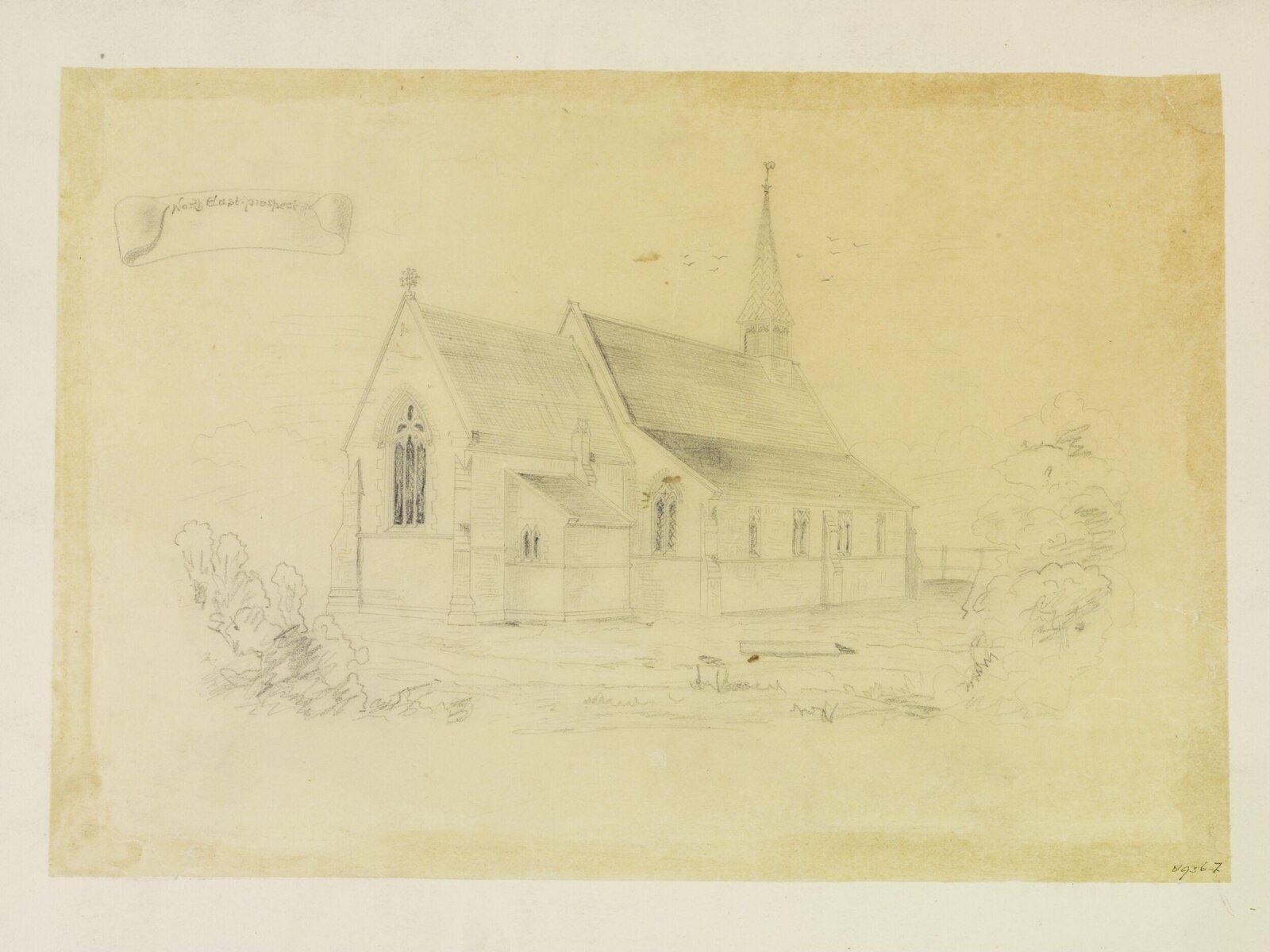 Drawing, George Townsend Andrews, early 19th century