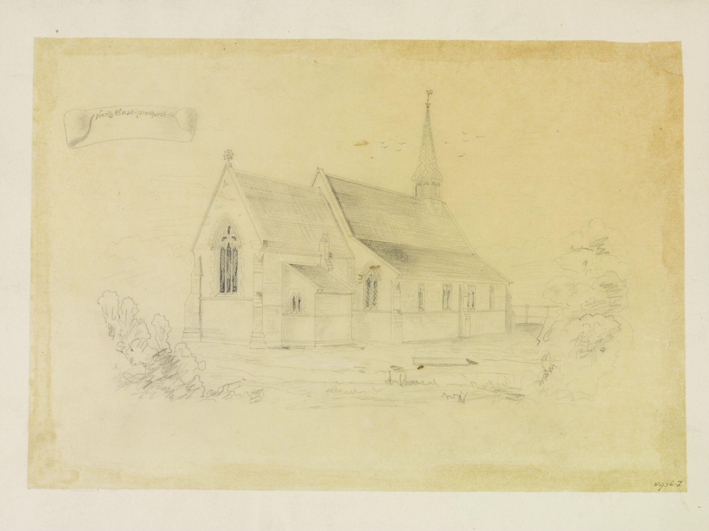 Drawing, George Townsend Andrews, early 19th century