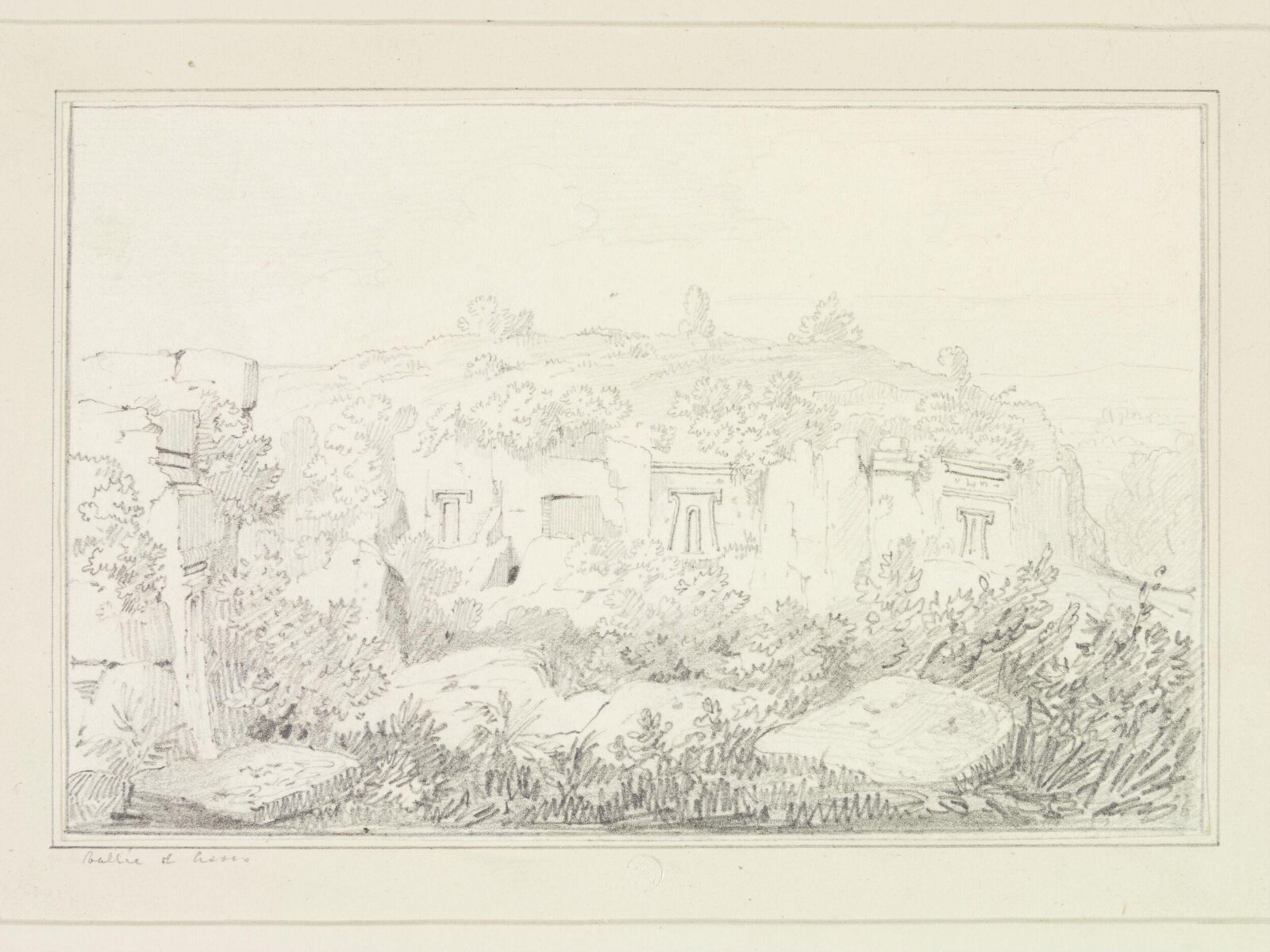 Drawing, 1770-1829